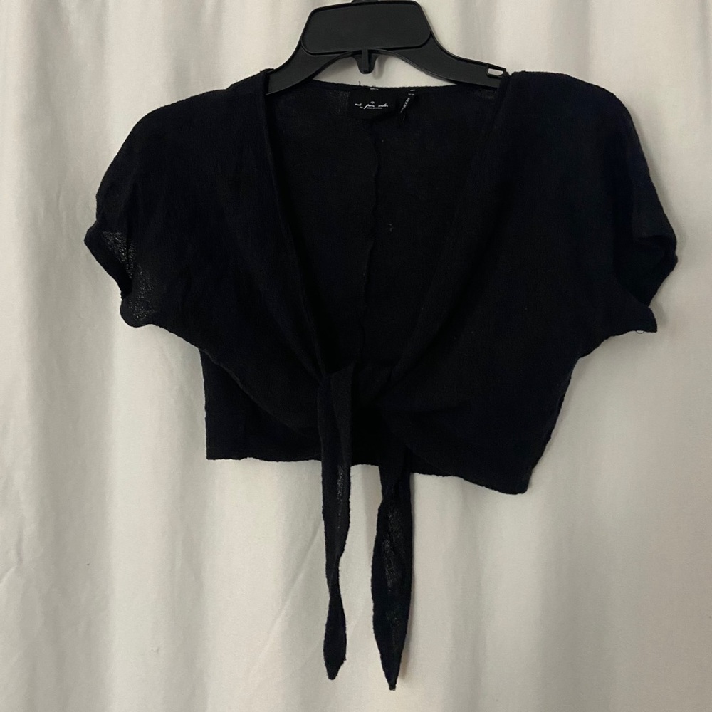 Urban Outfitters Tie crop top